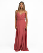Abito Lungo Fluido con Spacco fard - Berti Mode Collection