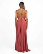 Abito Lungo Fluido con Spacco fard - Berti Mode Collection
