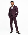 Completo Elegante Sartoriale Slim Fit bordeaux - Berti Mode Collection