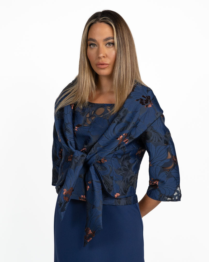 Giacchino Bolero Jacquard - Berti Mode Collection