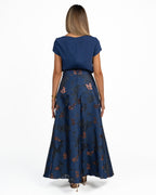 Set Elegante Scomposto (Top e Gonna Lunga Jacquard) - Berti Mode Collection