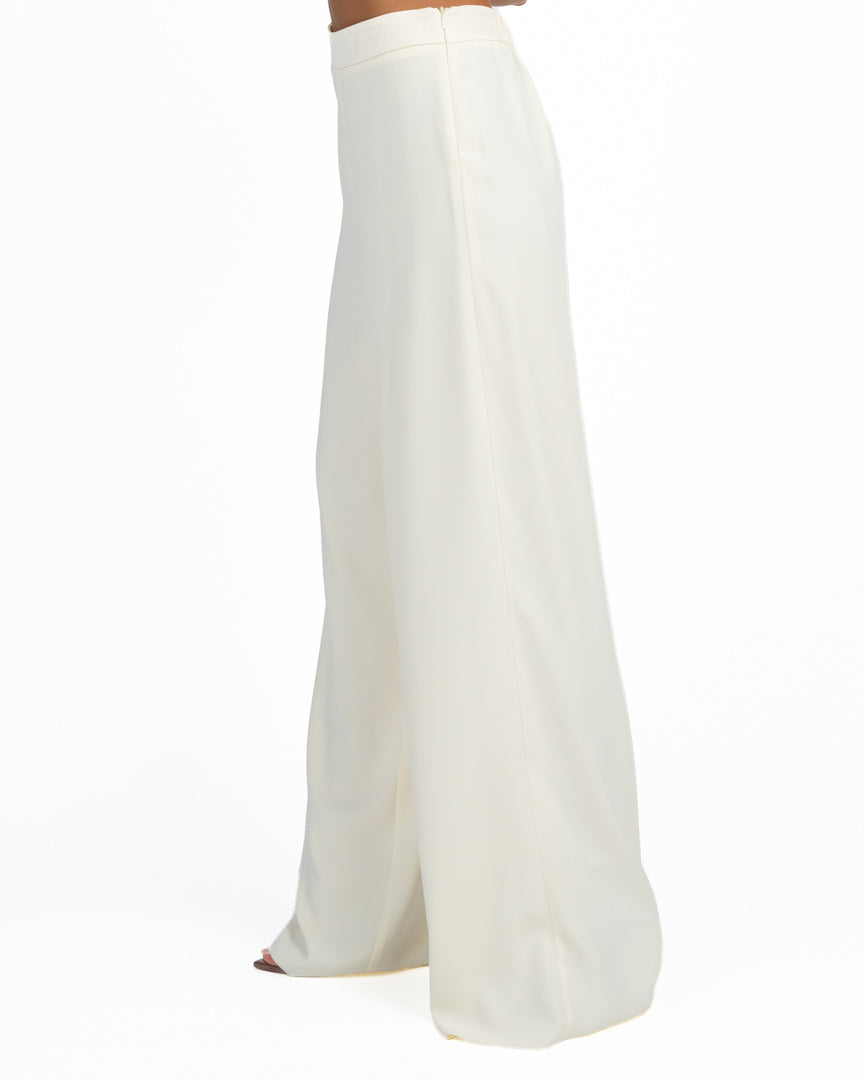 Pantaloni Palazzo a Vita Alta bianco - Marella 365