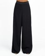 Pantaloni Palazzo a Vita Alta nero - Marella 365
