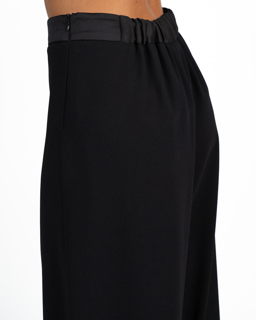 Pantaloni Palazzo a Vita Alta nero - Marella 365