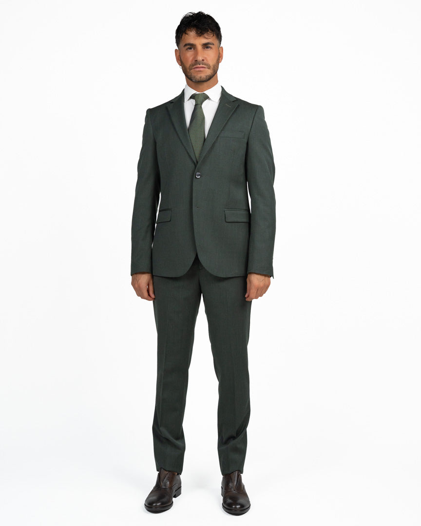 Completo Sartoriale Slim Fit in Verde Bosco - Berti Mode Collection