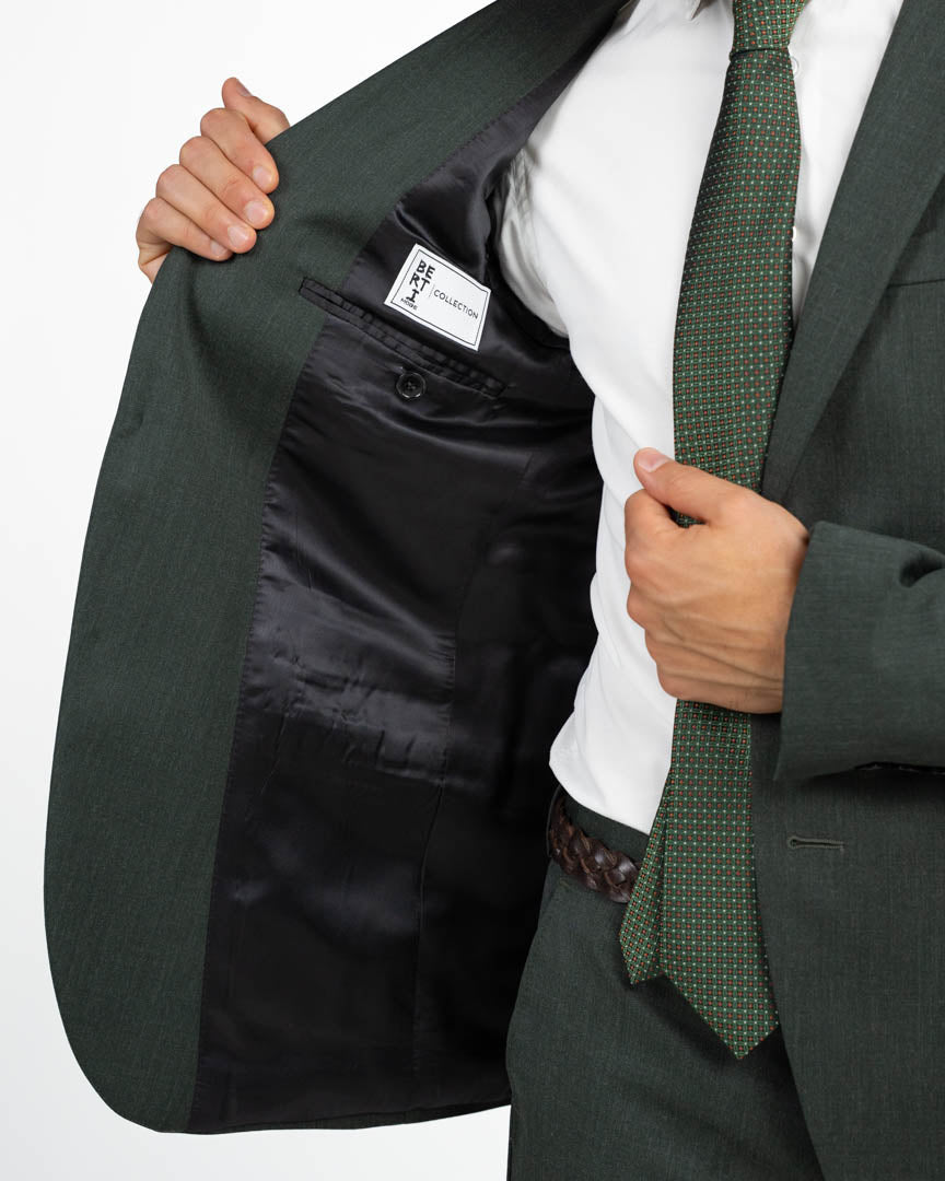 Completo Sartoriale Slim Fit in Verde Bosco - Berti Mode Collection