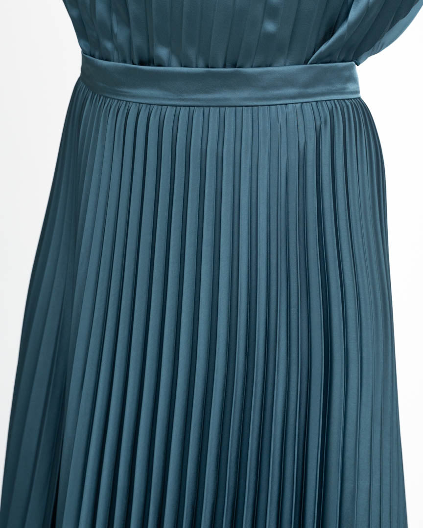 Gonna Plissé Plissé Verde Ottanio - Weekend Max Mara