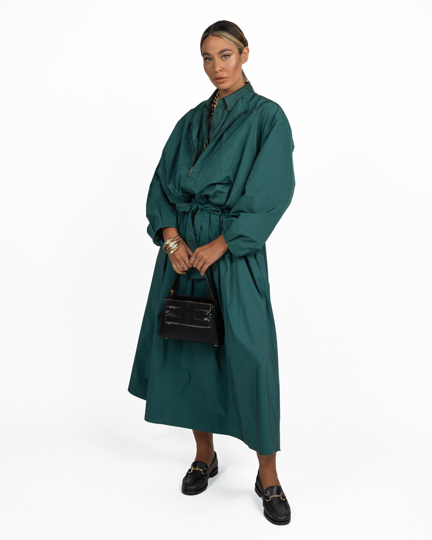 Giacca Cropped con Zip Verde Smeraldo - Weekend Max Mara