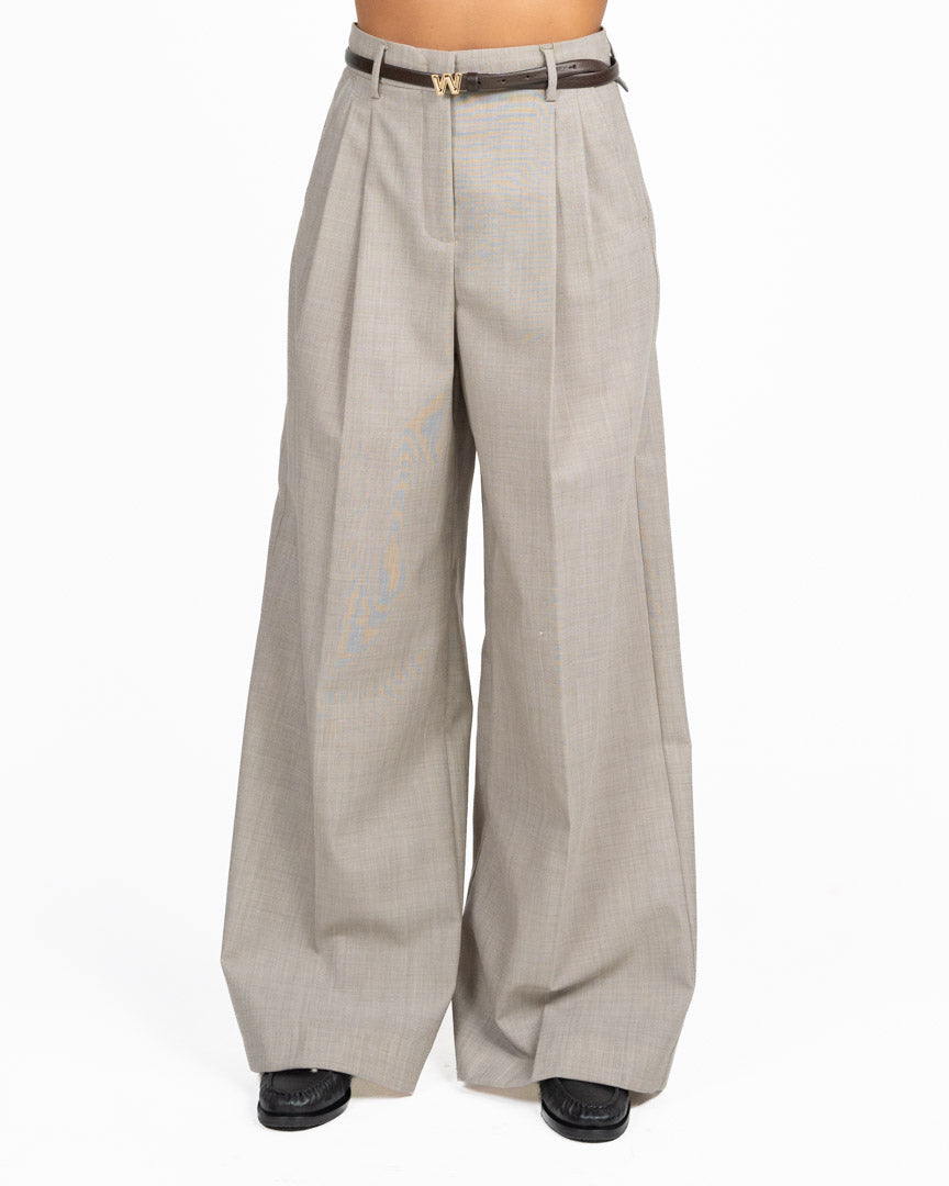 Pantaloni Palazzo a Vita Alta con Pinces - Weekend Max Mara