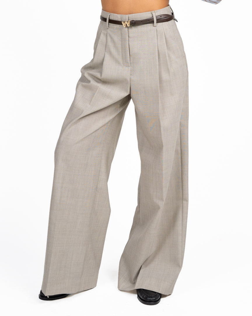 Pantaloni Palazzo a Vita Alta con Pinces - Weekend Max Mara