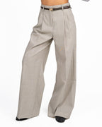 Pantaloni Palazzo a Vita Alta con Pinces - Weekend Max Mara