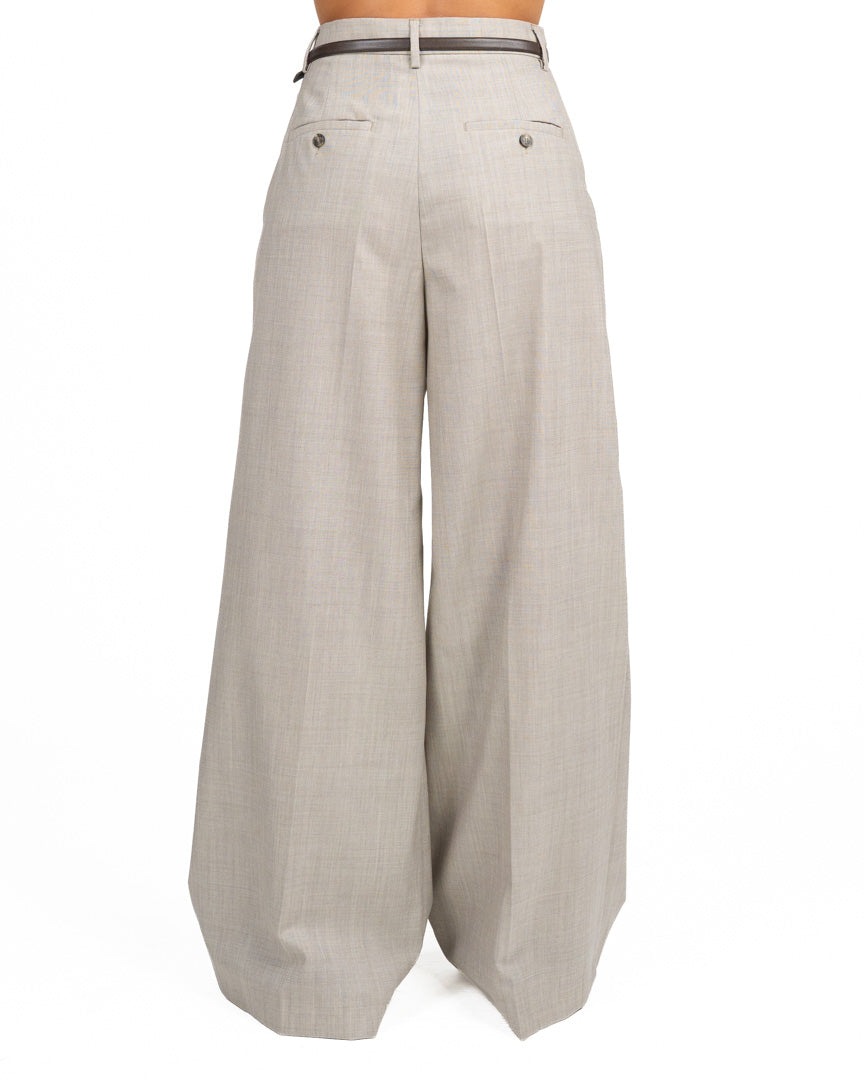 Pantaloni Palazzo a Vita Alta con Pinces - Weekend Max Mara