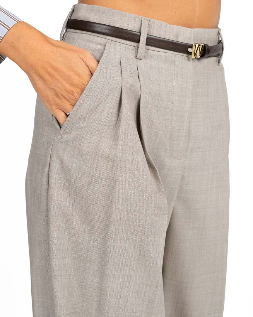 Pantaloni Palazzo a Vita Alta con Pinces - Weekend Max Mara