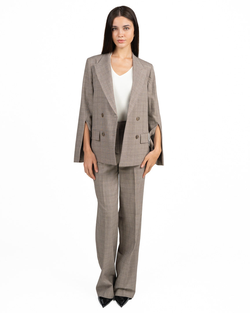 Blazer Doppio Petto Principe di Galles - Twinset