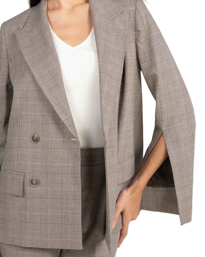 Blazer Doppio Petto Principe di Galles - Twinset