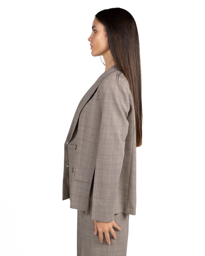 Blazer Doppio Petto Principe di Galles - Twinset