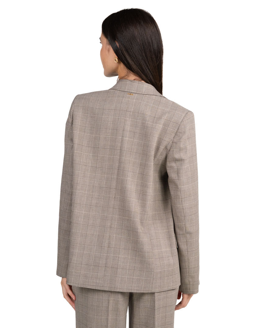 Blazer Doppio Petto Principe di Galles - Twinset
