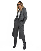 Giacca Blazer Cropped grigio - Emme Marella