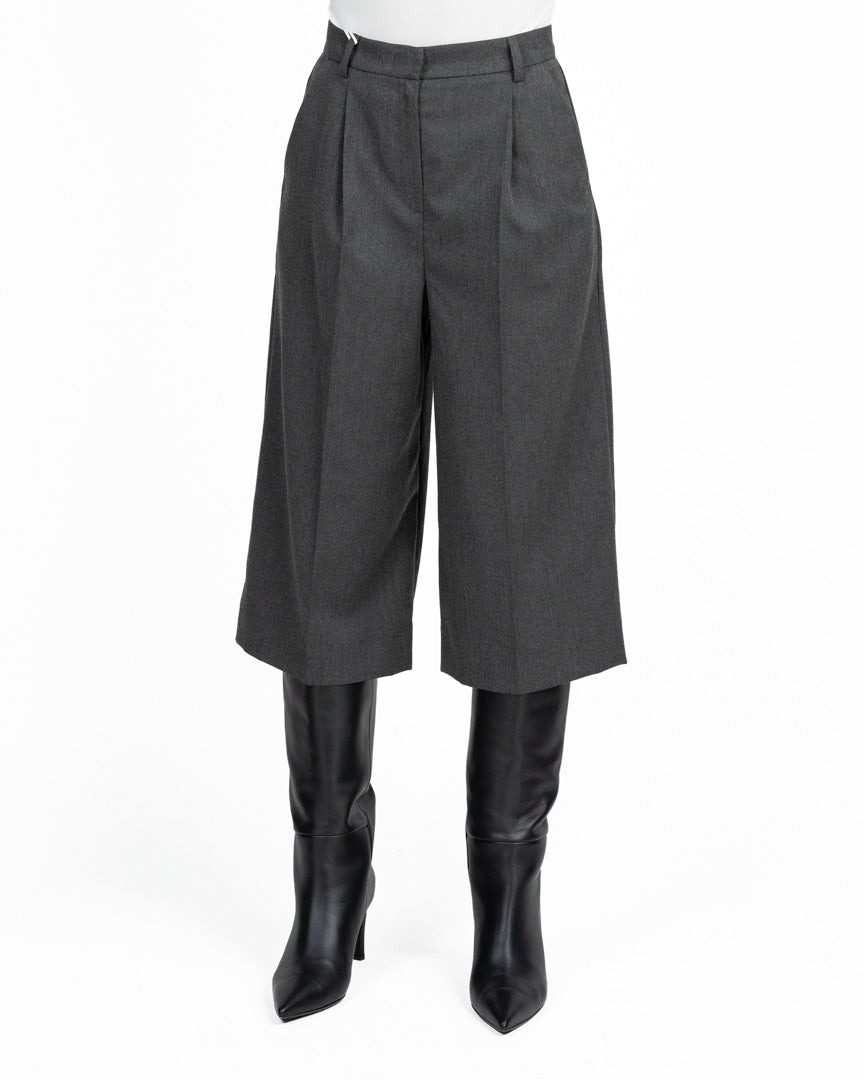Pantaloni  Sartoriali a Vita Alta grigio - Emme Marella