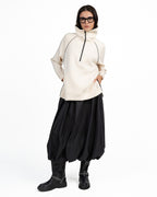 Felpa Scuba Oversize con Collo Alto e Mezza Zip - Weekend Max Mara
