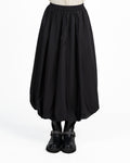 Gonna Midi a Palloncino con Elastico e Coulisse nera - Weekend Max Mara