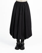 Gonna Midi a Palloncino con Elastico e Coulisse nera - Weekend Max Mara