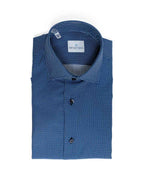 Camicia Sartoriale Bottegartigiana in Fantasia Micro-Geometrica