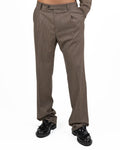 Pantaloni Sartoriali  Toni Marrone e Beige - Berti Mode Collection
