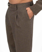 Pantaloni Sartoriali  Toni Marrone e Beige - Berti Mode Collection