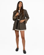 Minigonna a Balze con Dettaglio Cut-Off - Eleh