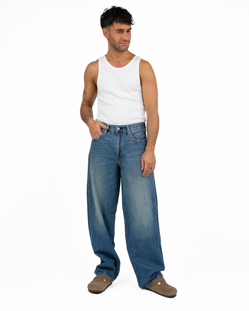 Jeans Baggy 578 Lavaggio Blu Medio Vintage - Levi's
