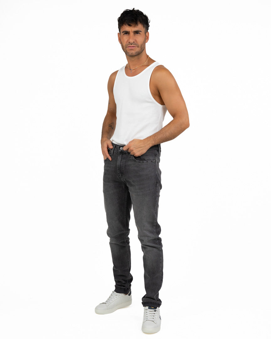 Jeans 512 Slim Taper Lavaggio Grigio Scuro / Antracite - Levi's