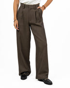 Pantalone Sartoriale a Gamba Larga con Pinces - Eleh