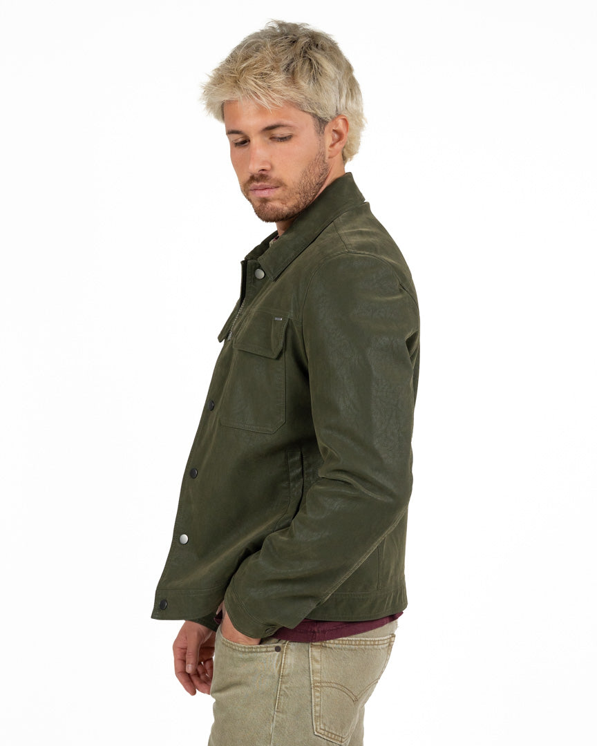 Overshirt Verde Salvia / Militare – Antony Morato