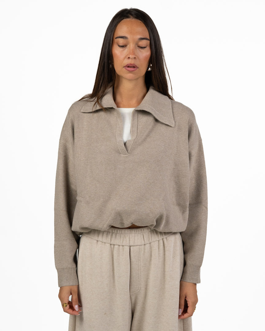 Maglia Combinata con Colletto Polo - Eleh