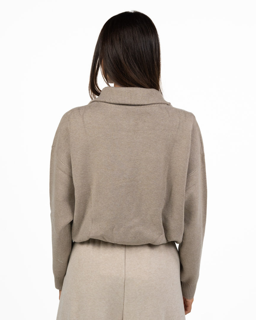 Maglia Combinata con Colletto Polo - Eleh