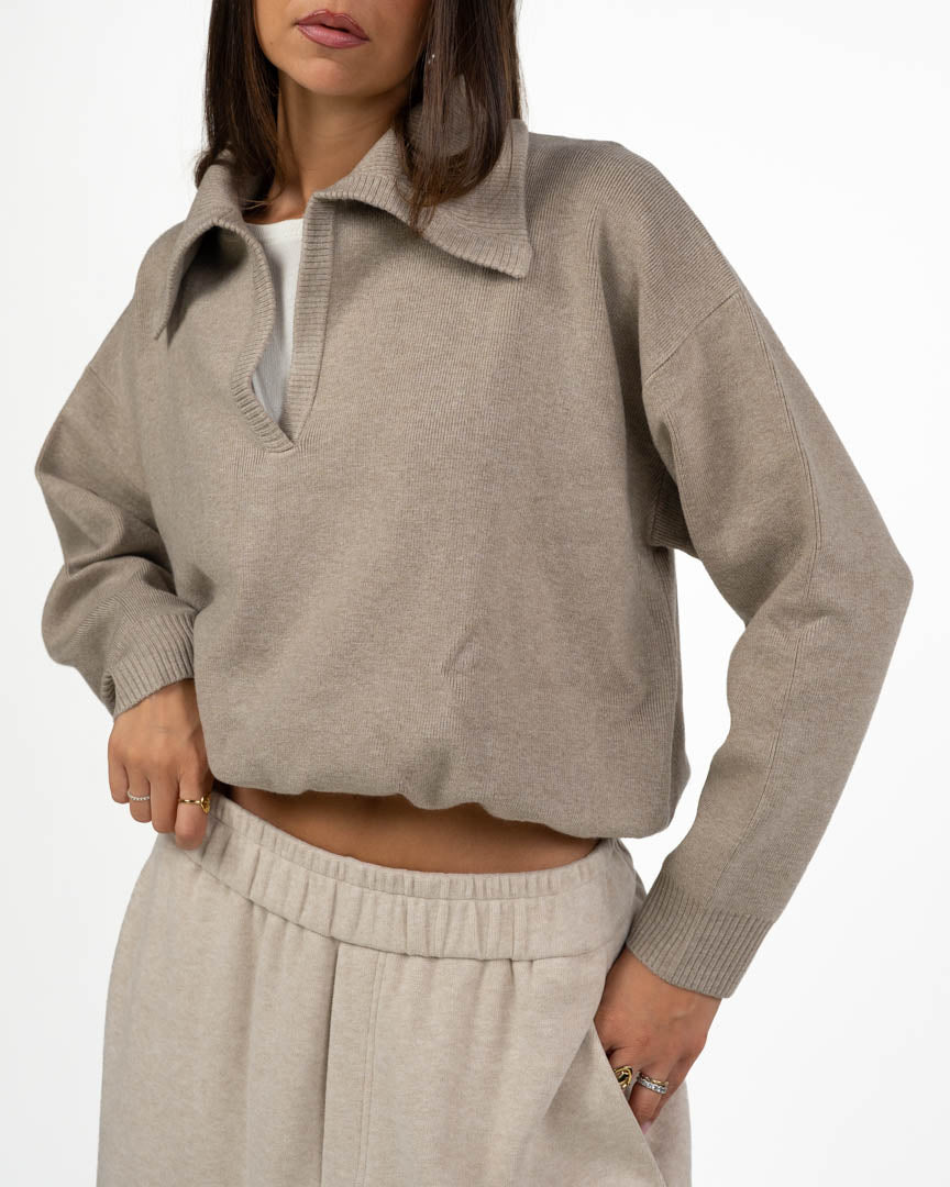 Maglia Combinata con Colletto Polo - Eleh