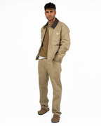 Overshirt Beige con Colletto a Contrasto – Antony Morato