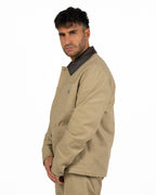 Overshirt Beige con Colletto a Contrasto – Antony Morato