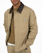 Overshirt Beige con Colletto a Contrasto – Antony Morato
