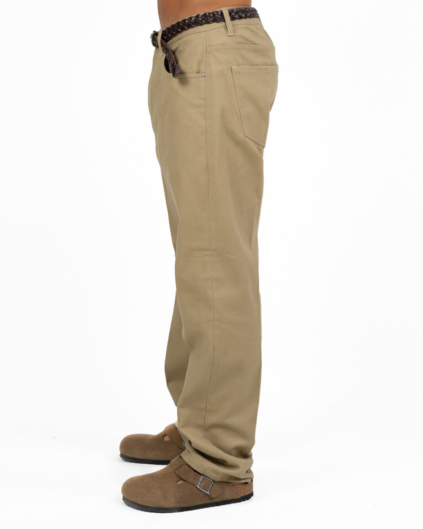 Jeans Cinque Tasche Beige Sabbia – Antony Morato