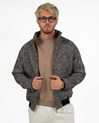 Giubbino Bomber in Lana Spigata - I'M Brian