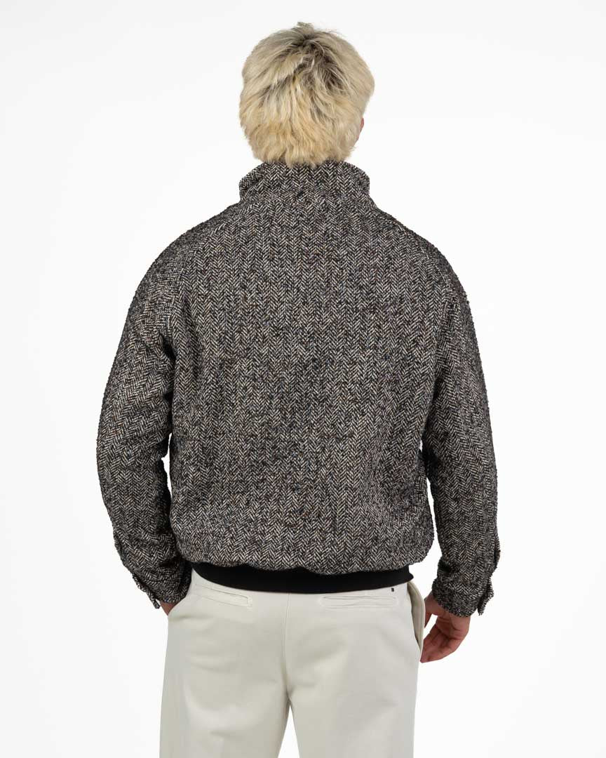 Giubbino Bomber in Lana Spigata - I'M Brian
