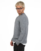 Maglione Girocollo in Maglia Spessa – Grigio Melange - I'm Brian