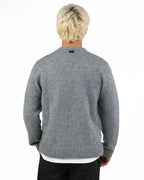 Maglione Girocollo in Maglia Spessa – Grigio Melange - I'm Brian