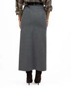 Gonna Longuette Sartoriale con Spacco - Eleh