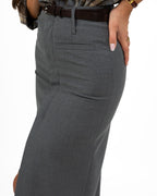 Gonna Longuette Sartoriale con Spacco - Eleh