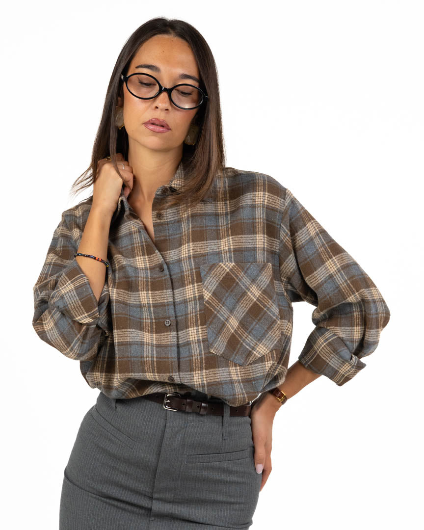 Camicia Oversize Tartan - Eleh
