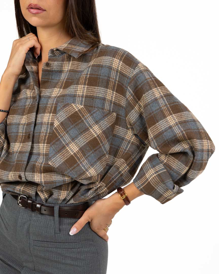 Camicia Oversize Tartan - Eleh