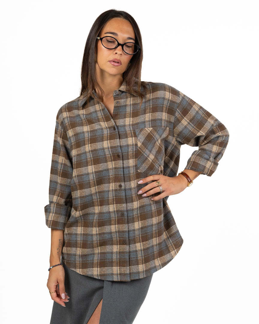 Camicia Oversize Tartan - Eleh